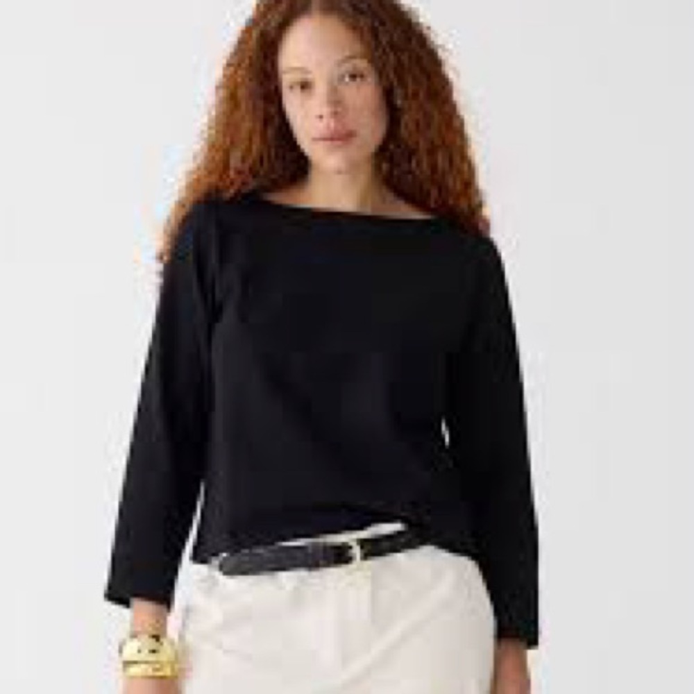 J. Crew Mariner Boatneck Tee